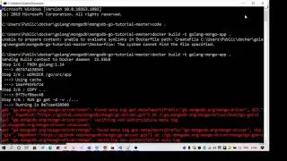 unable to prepare context: unable to evaluate symlinks in Dockerfile path