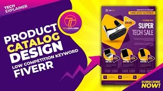 How to design Catalog in Photoshop or Product Catalog InDesign | low competition gigs on fiverr 2021