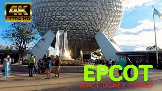4K EPCOT Walt Disney World Orlando, Florida USA