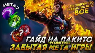 ПАКИТО ПОДРОБНЫЙ ГАЙД+РОЗЫГРЫШ/КАК ИГРАТЬ ЗА ПАКИТО? Пакито Туториал Мобайл Легендс/Mobile Legends