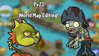 PvZ 2 - world map editing! Pirate Seas