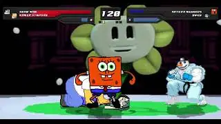 Mugen Request Snow Man & Homer Simpson VS Arturo Mendoza & Gwen