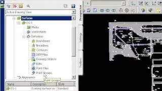 Adding Data to a Surface in Civil 3d: Point Groups