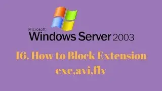 16. How to Block Extension exe,avi,flv