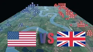 125.000 US ARMY vs 100.000 BRITISH ARMY | WARNO