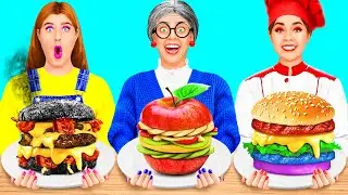 Eu vs Minha Vó No Desafio De Culinária | Momentos engraçados por RaPaPa Challenge