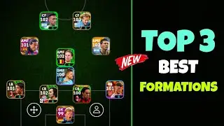 Top 3 Best Formations In eFootball 2024 Mobile || Best Formation eFootball 2024 🔥