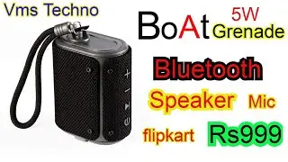 Bluetooth Speaker boAt Stone Grenade Full Review 5W -Under Rs 2000 Flipkart Boat Bluetooth Unbox