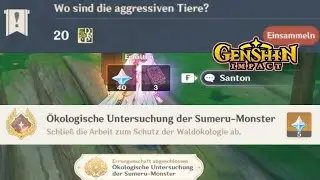 Genshin Impact - Wo sind die aggressiven Tiere? Versteckter Weltauftrag, versteckte Errungenschaft