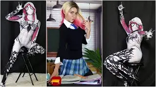 🕸️GWEN STACY🕸️(Marvel) | Cosplay GRWM & Photoshoot