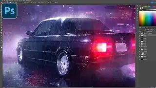 How To Paint Rain