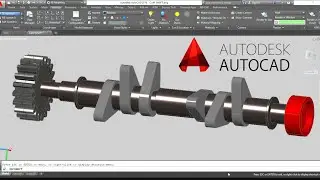 This CAM SHAFT in AutoCAD 3D is SO Cool!