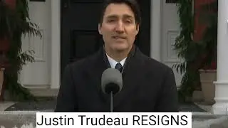 Justin Trudeau RESIGNS.. Listen to his last speech as PM...