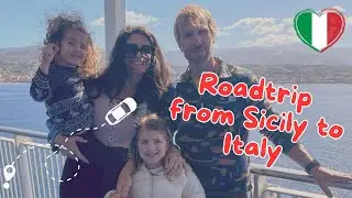 Traveling from Sicily to Italy by car! Roadtrip with us 😍
