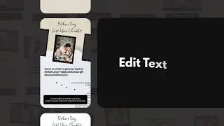 Gift Card Transition Video Element on Father's Day - After Effects Template