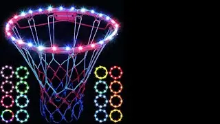 LED Basketball Rim  COOL!