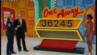 A rarity on The Price is Right -- One Away (Carey) -- Same color