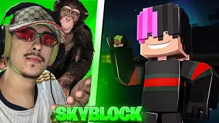 JOGUEI MINECRAFT COM APENAS UM BLOCO E OLHA OQUE ACONTECEU