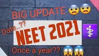 Neet 2021 date announced neet 2021 latest news 