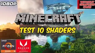 Test 10 Minecraft Shaders on Low End PC | Ryzen 3 3200G | Vega 8 | 16GB RAM | 1080p