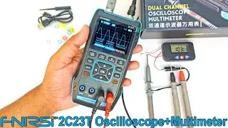 FNIRSI 2C23T Handheld Digital Oscilloscope Multimeter + Function Signal Generator Dual Channel