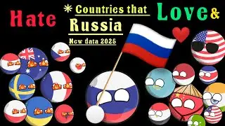 countries that love and hate Russia New Data 2025 