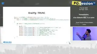 Transpilation, d'un dialecte SQL à un autre - par Florent Jardin et Étienne Bersac, Dalibo