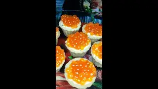 Очень вкусная начинка для тарталеток с икрой