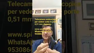Telecamera spia endoscopica FULL HD OTG per vedere sotto le porte risoluzione#tecnologia #telecamera