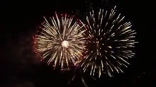 Салют на дне города в Тотьме 12.08.17