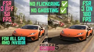 How to install 100% stable fsr 3 in forza horizon 5 for every gpu intel/amd/nvidia mod link+fps test