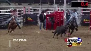 Team Roper from Casper Ty "Blaster" Blasingame Loses Piece of Finger