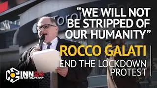 Lawyer Rocco Galati speaks at 'end the Lockdown protest' | Toronto, CA | Oct 17, 2020