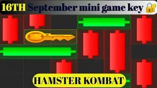 16th September mini game key 🗝️ solution | hamster kombat @cristiano @Mikecrack@MrBeast
