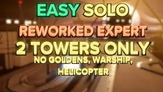 (TDX) EASY 2 TOWER SOLO REWORKED EXPERT MODE STRATEGY | ROBLOX