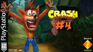 Crash Bandicoot #4 - Gameplay Ita - Walkthrough PS1 HD 1080P 60FPS