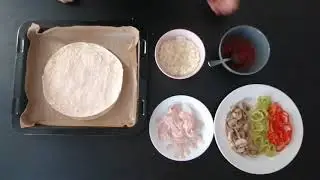 Lavaşla Pizza Yapımı | Karantina Tarifleri #tarif #yemek