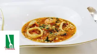 СУП С МОРЕПРОДУКТАМИ / ZUPPA CON FRUTTI DI MARE E PASTA
