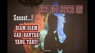 Bikin konsep foto prewedding indoor anti mainstream | ganti background dengan proyektor