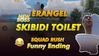 Skibidi Toilet Boss Fight + Funny Ending 😂 | PUBG Mobile Squad Rush #pubgmobile #pubg #gaming
