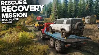Extreme Off-roading Rescue and Recovery Mission in SnowRunner Off-road Simulator Game
