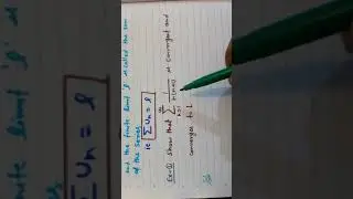 ◆Infinite Series | convergent examples | part - 2
