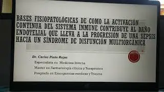 Progresion de la sepsis a falla multiorganica. 1 era parte.