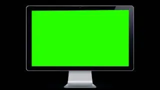 apple monitor green screen free royalty footage