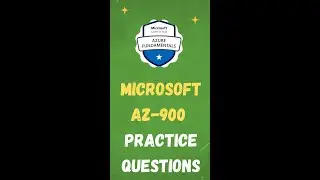 Microsoft AZ 900 Practice Question