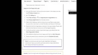 How to Upgrade Your Figma Plan #shorts