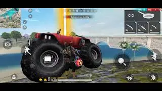 free fire। killed by 🚗। free fire new match
