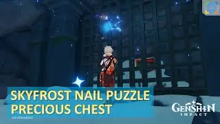 Skyfrost Nail Puzzle | Precious Chest Dragonspine - Genshin Impact