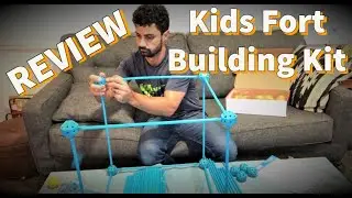Kids Fort Building Kit - Unboxing, Assembly, and Review