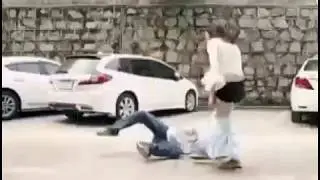 Boy touch girl private place in public funny